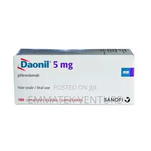 Daonil 5mg Tablet (Glibenclamide) X100