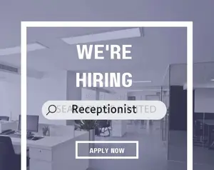 Receptionist Urgently Needed