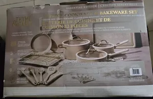 32-Piece Thyme Table Cookware Bakeware Set – Ceramic Non-Stick