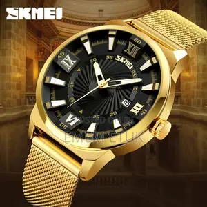 Skmei 9166 Men's Luxury Business 3atm Water Resistant Watch (No Box)