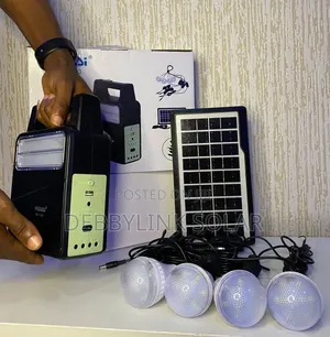 4 Bulb Solar Kit With Solar Panel