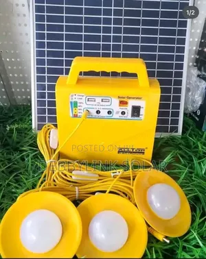Solar Power System for Lighten 3 Bulb + Fm Radio +20w Solar Panel