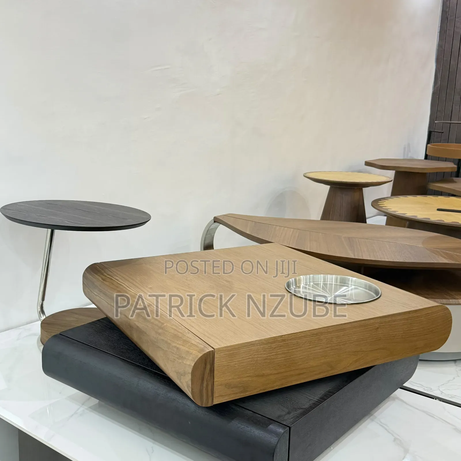 Imported Coffee Table and Side Stool