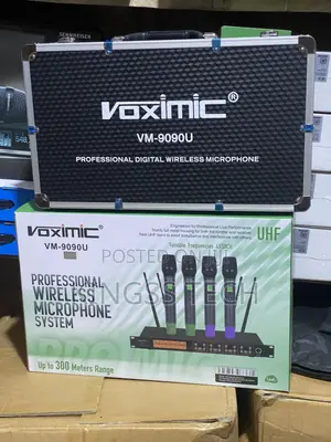 Voximic VM-9090U 4in1 Professional Wireless Microphone System.