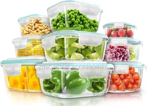 18pcs Glass Food Storage Container