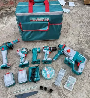 TOTAL Tools 20V Cordless 5 in 1 Combo Kit