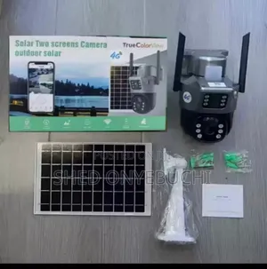 CCTV Solar Camera Completes 2lens