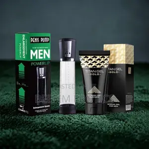 Penis Pump Rechargeable Pump With Titan Gel for Penis Enlargement
