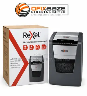 Rexel Optimum AutoFeed+ 100X Paper Shredder