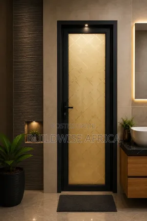 Premium Full Glass Bathroom Door for Homes and Hotels