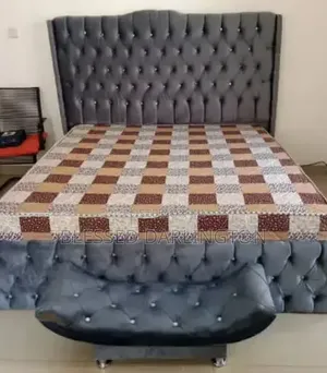 Light Grey Quality Upholstery Bed Frame