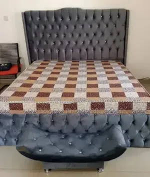 Light Grey Quality Upholstery Bed Frame