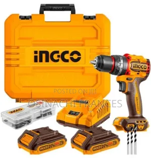 Ingco 20v Battery Drill Machine Brushless 580+ Iron Head