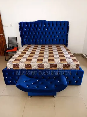 Luxury High Back Rest Bed Frame