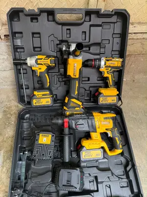 DEWALT 4-in-1 Cordless Power Tool Combo Kit With 4 Batteries Charger