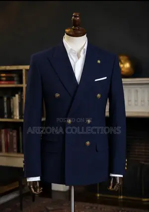 Suits Luxury 3-Piece Italian Suits -Double-Breasted Executive