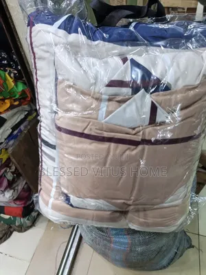 6 by 6 Duvet Set Quality Brown,blue Material
