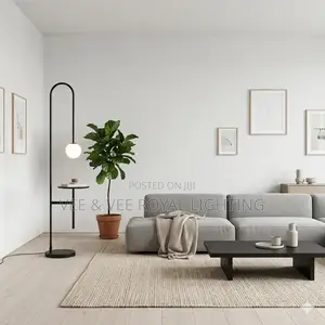 Luxury Led Lamp With Built-in Tea Table - For Sitting Room, Bedroom