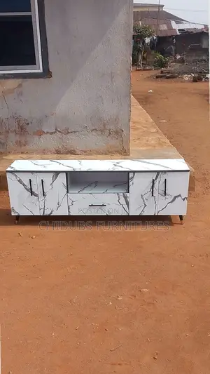 001 TV Stand With Doors and Drawer