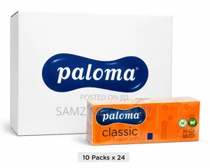 Paloma Classic Super Soft Facial Tissue 10 Packs X 24