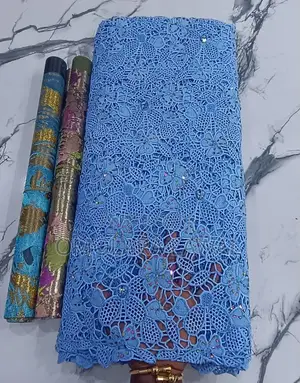 Luxury Crystal Guipure Lace