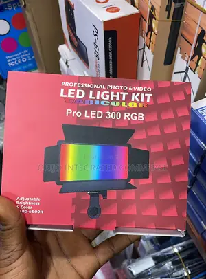 Professional Photo Video Led Light Kit Avbdcolob Pro Led 300 RGB