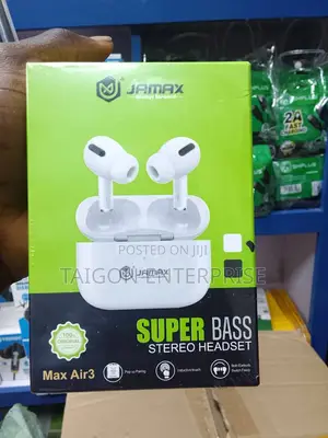 Jamax Max Air 3 Super Bass Stereo Earbuds