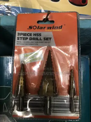 Solar Wind 3-Piece HSS Step Drill Set