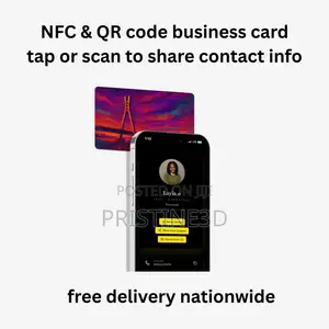 Custom NFC QR Code Business Card
