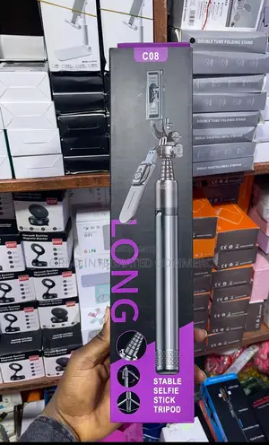 C08 Stable Selfie Stick Tripod 6.68ft Height