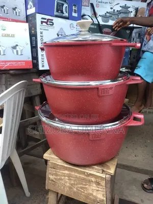 36,38,40cm Granite Cookware for Medium and Large Cooking