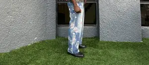 Flower Baggy Jean