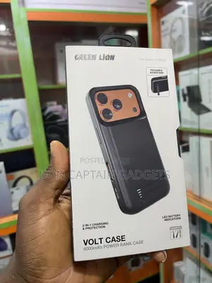 Green Lion Volt Case 6000mah Power Bank Case for iPhone 17 Pro/Pro Max