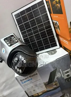 Dual Lens Solar Powered Smart Alarm PTZ Security Camera