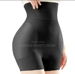 Quality High Waisted Non-Detachable BBL Padded Butt Hip —Black
