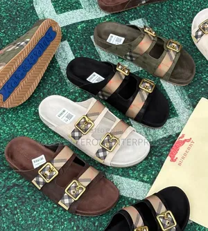 Quality Burberry Palm Slippers for Ladies