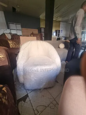 Original One Seater White Sofa