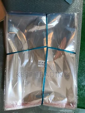 12 × 16 Glass Nylon Bags – Transparent Clothing Bags Lagos