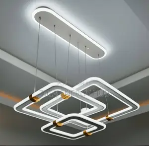 Led 3 Rings Chandelier Light