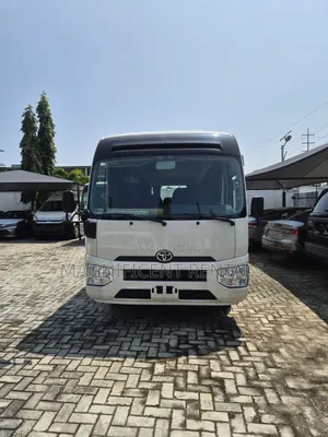 New Toyota Coaster 2025 White