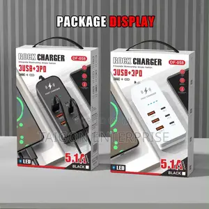 Original Rock Charger ( 6 Ports Super Fast Charger)