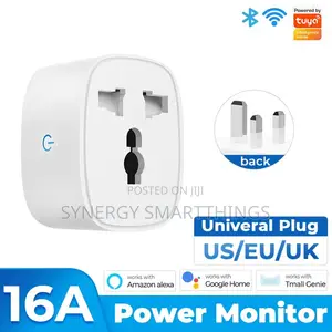 Smart 16amps Wi-Fi Plug Works With Alexa Google Assistant