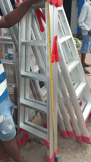 5step Aluminum Double Sided Climbing Ladder