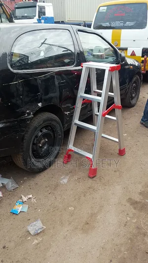 4step Aluminum Double Sided Climbing Ladder