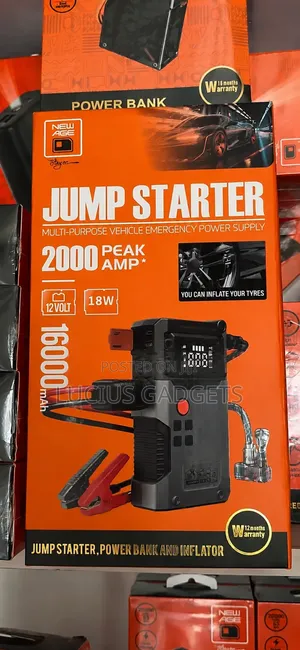 New Age 2000A Jump Starter 16000mAh