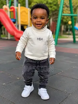 Toddler Boys Turtleneck Cargo Jogger Outfit
