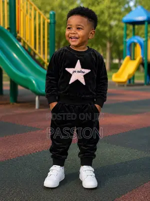 Uxury Boys Velvet Tracksuit – 1 to 2 Years