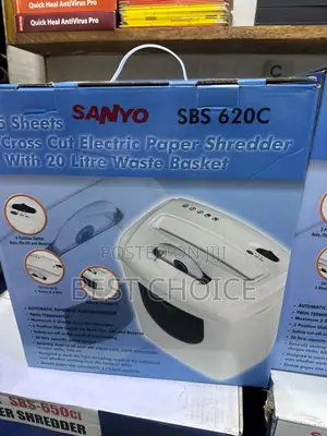 Sanyo SBS 620C 5 Sheets Strip Cut Electric Paper CD Shredder