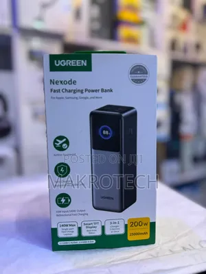 UGREEN Nexode 25000mAh 200W PD 3-Port Power Bank
TFT Smart Display,