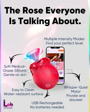 Rose Vibrator Vagina Clitoris Sucker